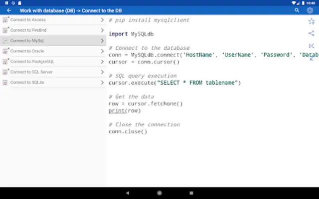 Python Recipes android App screenshot 0