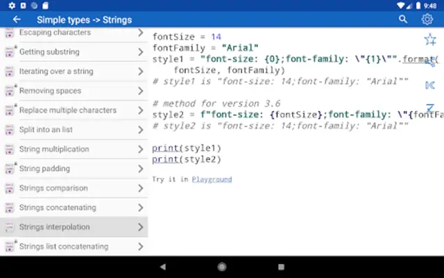 Python Recipes android App screenshot 10