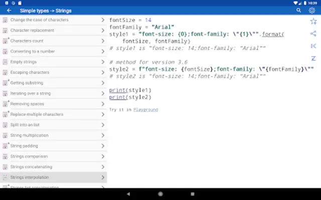 Python Recipes android App screenshot 2